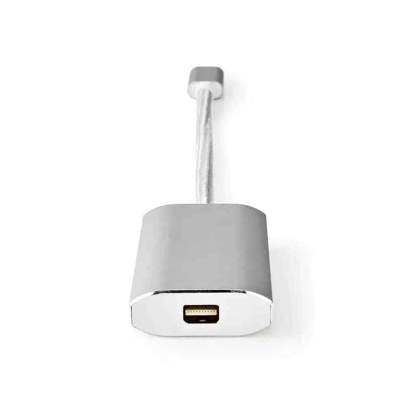 Vaizdo kabelio adapteris Nedis CCTB64580AL02 0,2 m USB Type-C Mini DisplayPort