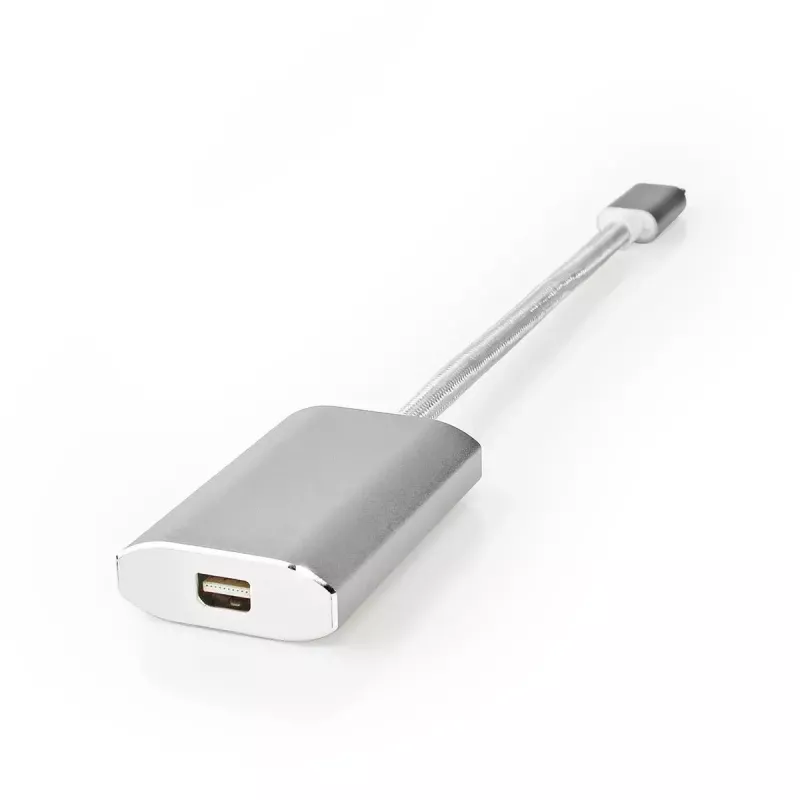 Vaizdo kabelio adapteris Nedis CCTB64580AL02 0,2 m USB Type-C Mini DisplayPort