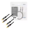 Audio kabelis LogiLink CA1203 1,5 m 2xRCA Juoda