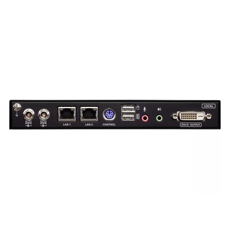 ATEN 1 vietos/nuotolinės prieigos bendro naudojimo vieno prievado DVI KVM per IP jungiklis