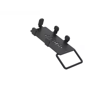 POS montavimo laikiklis Ergonomic Solutions SpacePole Payment PAX A35 MultiGrip su rankena Juodas Metalas