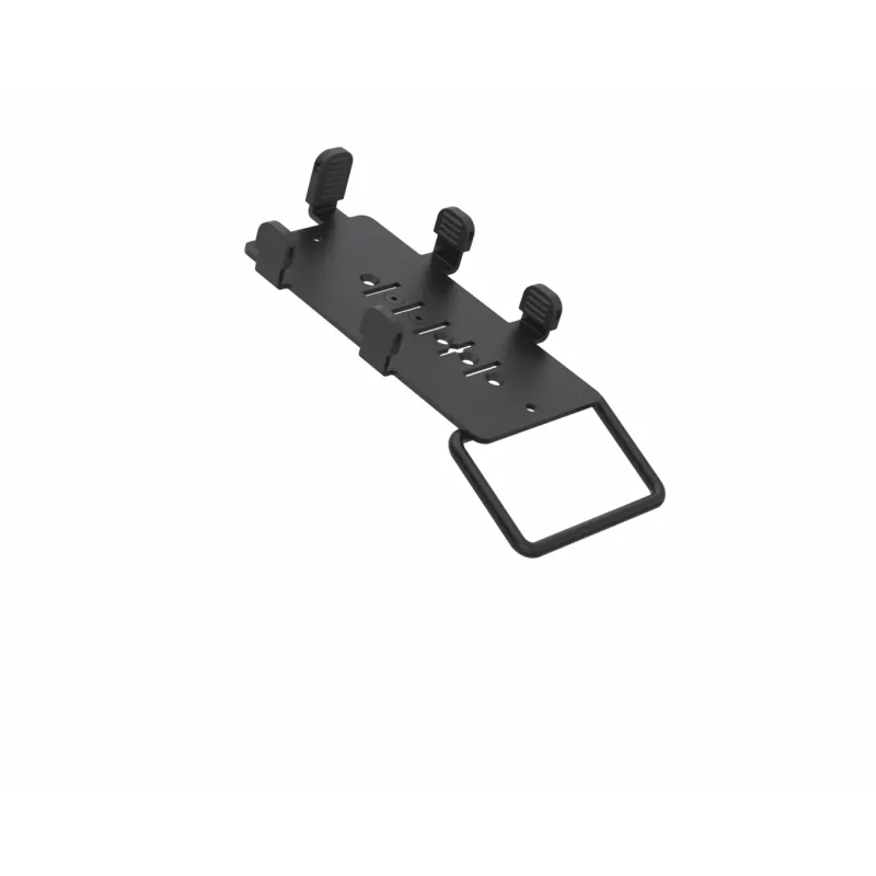 POS montavimo laikiklis Ergonomic Solutions SpacePole Payment PAX A35 MultiGrip su rankena Juodas Metalas