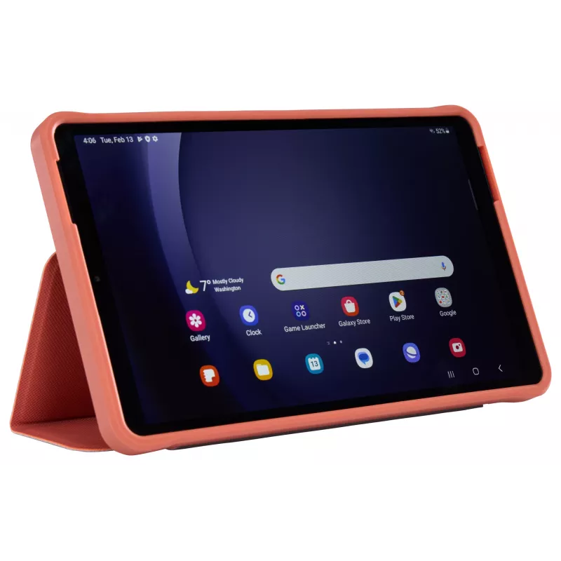 Case Logic SnapView CSGE2196 Sienna Red, Dangtelis, Samsung, Galaxy Tab A9 8.7 colio, 22,1 cm (8,7 colio), 200 g