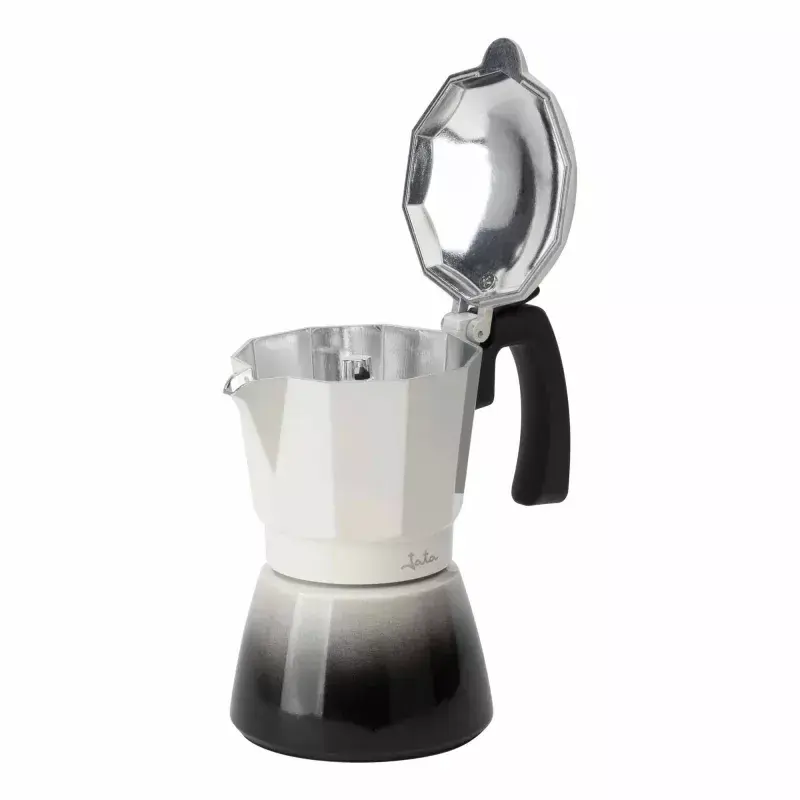 Moka puodas Jata HCAF2412 0,7 L juoda balta 108 mm plotis 1 vnt.