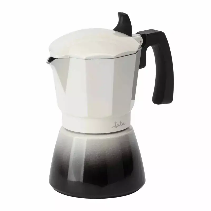 Moka puodas Jata HCAF2412 0,7 L juoda balta 108 mm plotis 1 vnt.