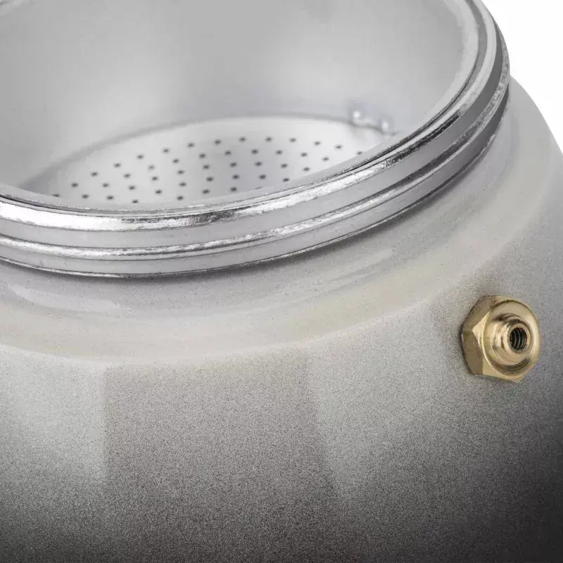Moka puodas Jata HCAF2412 0,7 L juoda balta 108 mm plotis 1 vnt.
