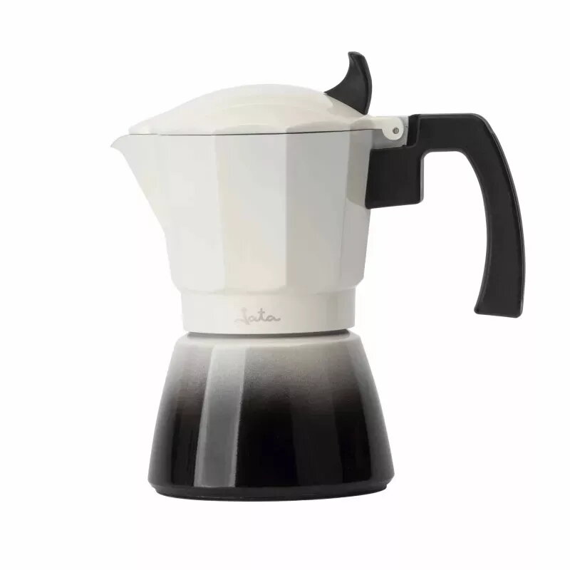 Moka puodas Jata HCAF2412 0,7 L juoda balta 108 mm plotis 1 vnt.