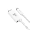 HDMI laidas 4smarts 540957 2 m USB C HDMI Type A Baltas