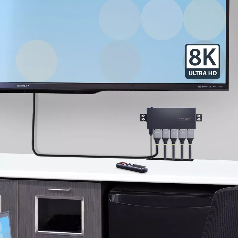 StarTech.com 4PORT-8K-HDMI-SWITCH vaizdo jungiklis