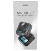 Veiksmo kamera GoPro MAX 2 – 29,5 MP, 8K itin didelės raiškos vaizdo įrašas 100 kadrų per sekundę, GPS, „Wi‑Fi“, įmontuotas LCD ekranas