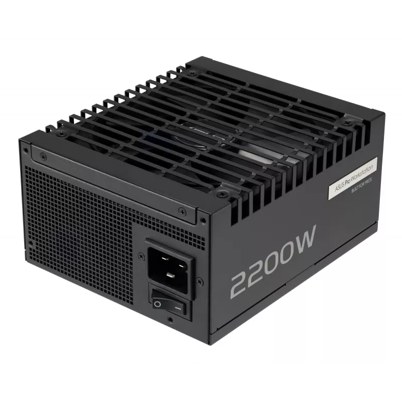 ASUS Pro WS 2200W Platinum maitinimo blokas 20+4 kontaktų ATX ATX juodas