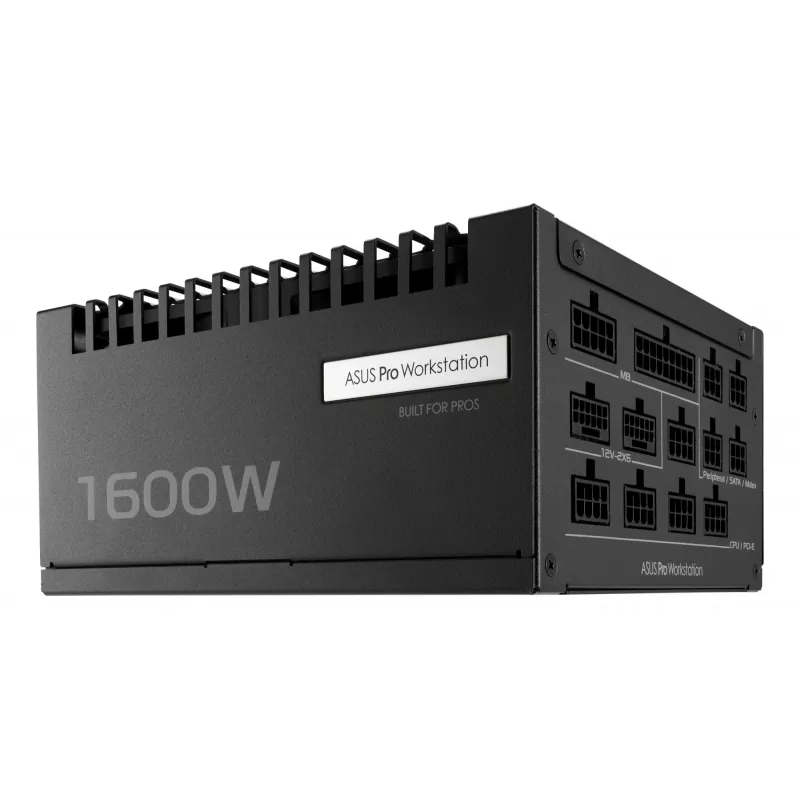 ASUS Pro WS 1600W Platinum maitinimo blokas 20+4 pin ATX ATX juodas