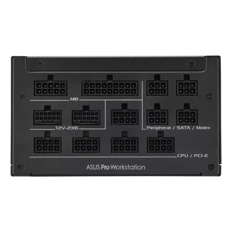 ASUS Pro WS 1600W Platinum maitinimo blokas 20+4 pin ATX ATX juodas