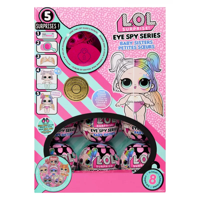 L.O.L. Surprise L.O.L. Surprise Eye Spy Baby Sisters Asst PDQ