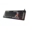 Klaviatūra MSI Forge GK110 — Viso dydžio (100 %), USB laidinė, QWERTY JAV anglų, membraninė, RGB apšvietimas, 97 klavišai, juoda