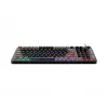 Klaviatūra MSI Forge GK110 — Viso dydžio (100 %), USB laidinė, QWERTY JAV anglų, membraninė, RGB apšvietimas, 97 klavišai, juoda