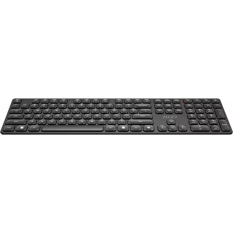 MSI FORGE K210 WIRELESS COMBO klaviatūra Pelė komplekte Namai/Biuras USB QWERTY US English Juoda