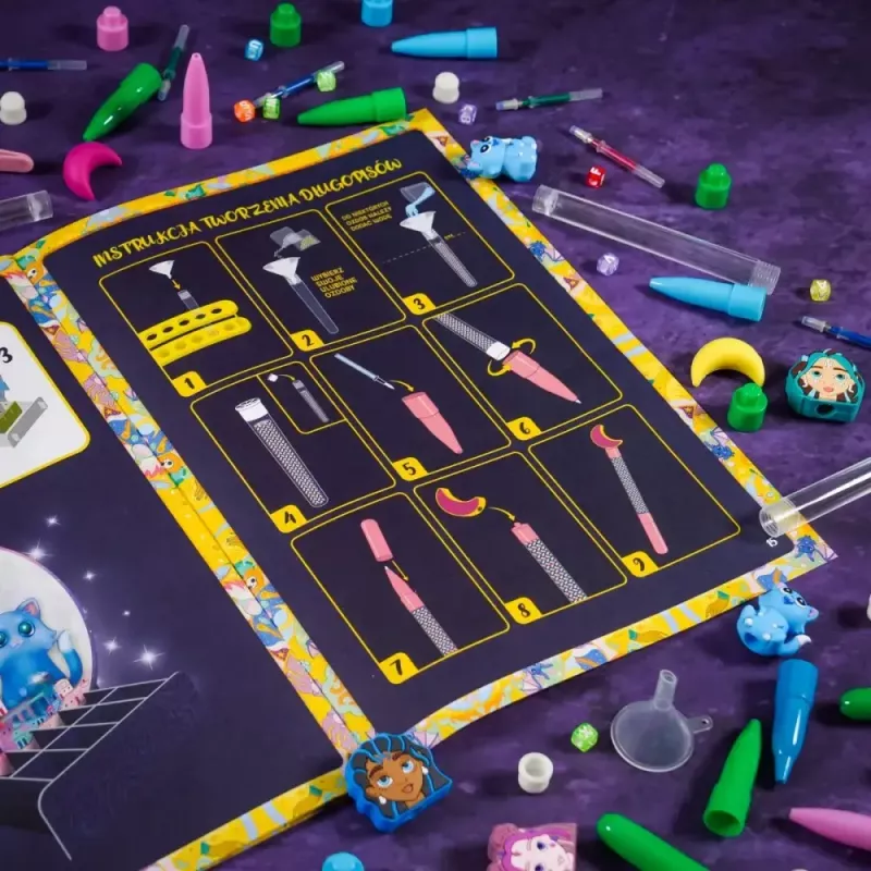 Edukacinis rinkinys Liscianigiochi Moon Academy — Mėnulio rašikliai ir dienoraštis