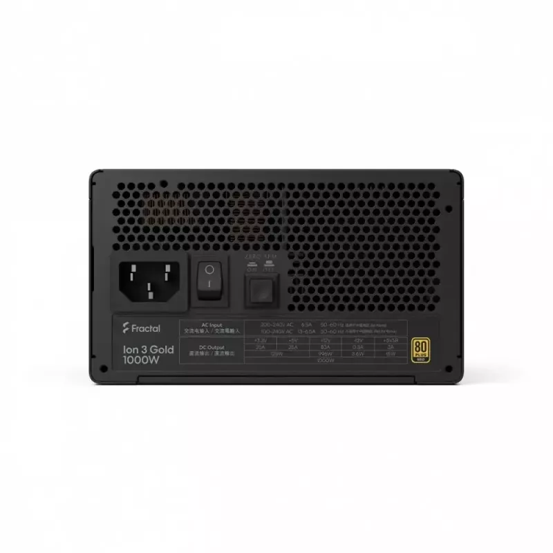 fractal design FDE Ion 3 GOLD 1000W 80+ GOLD Juoda maitinimo blokas