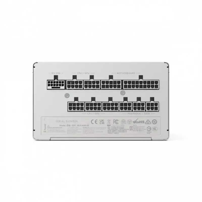 Maitinimo blokas fractal design FDE Ion 3 GOLD 1000W 80+ GOLD White — 1000 W, 80+ Gold efektyvumas, ATX