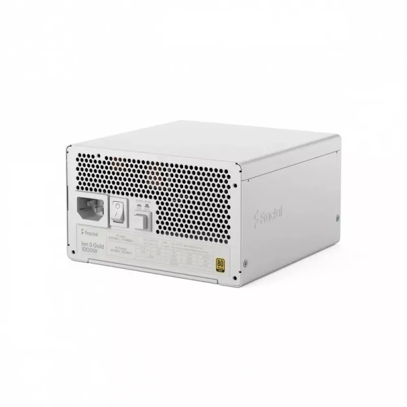 Maitinimo blokas fractal design FDE Ion 3 GOLD 1000W 80+ GOLD White — 1000 W, 80+ Gold efektyvumas, ATX