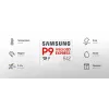 „microSDXC“ atminties kortelė „Samsung P9 Express“ 256 GB – UHS-I, skaitymo greitis 800 MB/s, V30, U1, patvari