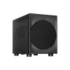 Kompiuterio korpusas CHIEFTEC CI-03B-OP Cube Juoda — Kubo formos faktorius, palaiko Micro ATX/Mini-ITX, 2x3,5 colio + 2x2,5 colio, 1x200 mm priekinis ventiliatorius