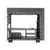 Kompiuterio korpusas CHIEFTEC CI-03B-OP Cube Juoda — Kubo formos faktorius, palaiko Micro ATX/Mini-ITX, 2x3,5 colio + 2x2,5 colio, 1x200 mm priekinis ventiliatorius