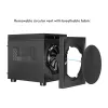 Kompiuterio korpusas CHIEFTEC CI-03B-OP Cube Juoda — Kubo formos faktorius, palaiko Micro ATX/Mini-ITX, 2x3,5 colio + 2x2,5 colio, 1x200 mm priekinis ventiliatorius