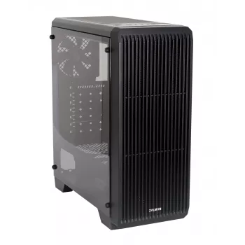 Zalman S2 Midi Tower korpusas – juodas, su langeliu