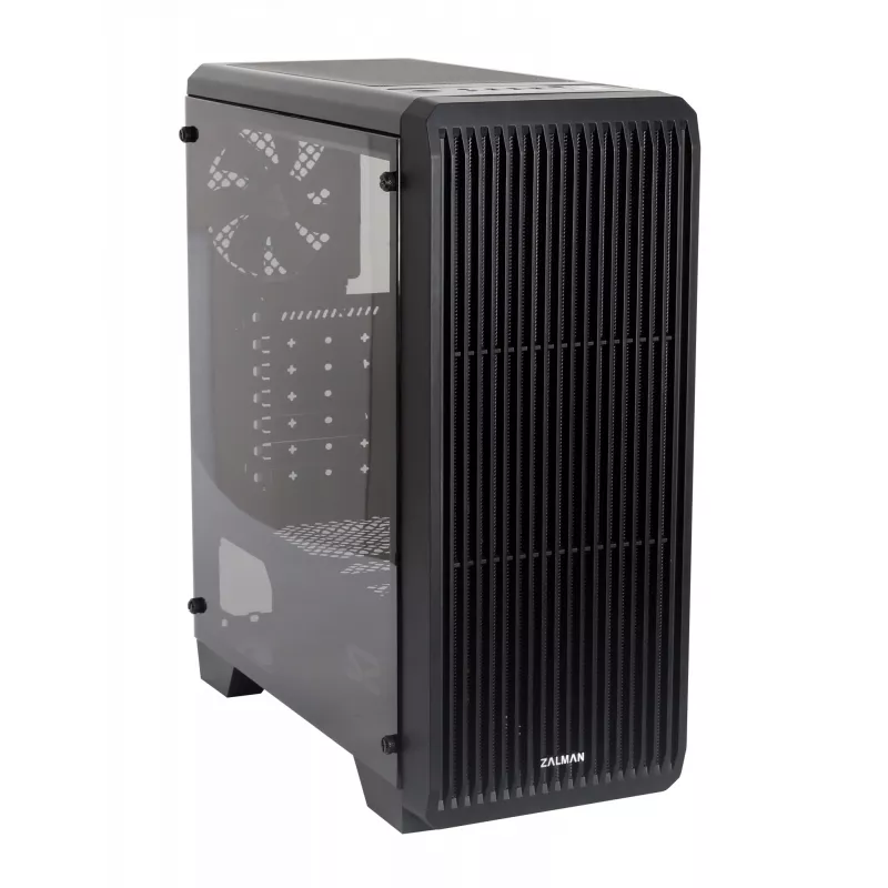 Zalman S2 Midi Tower korpusas – juodas, su langeliu