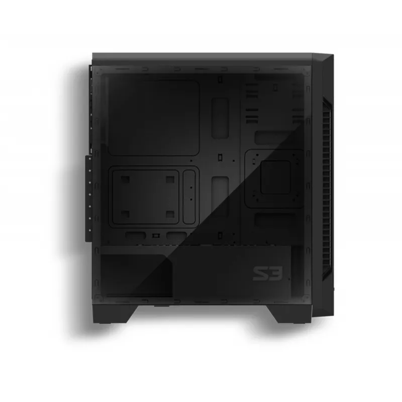Zalman S3 kompiuterio korpusas Midi Tower juodas