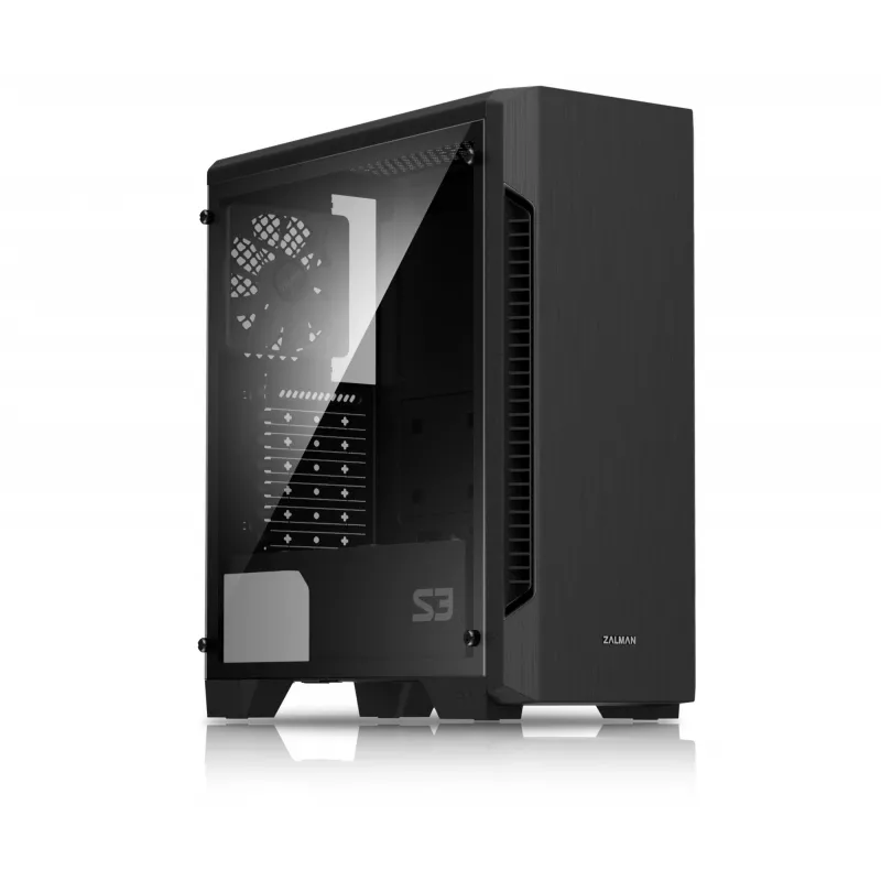 Zalman S3 kompiuterio korpusas Midi Tower juodas