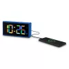 Skaitmeninis žadintuvas Hama Ibiza mėlynas LCD maitinamas baterijomis USB 150x34x73mm