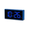 Skaitmeninis žadintuvas Hama Ibiza mėlynas LCD maitinamas baterijomis USB 150x34x73mm