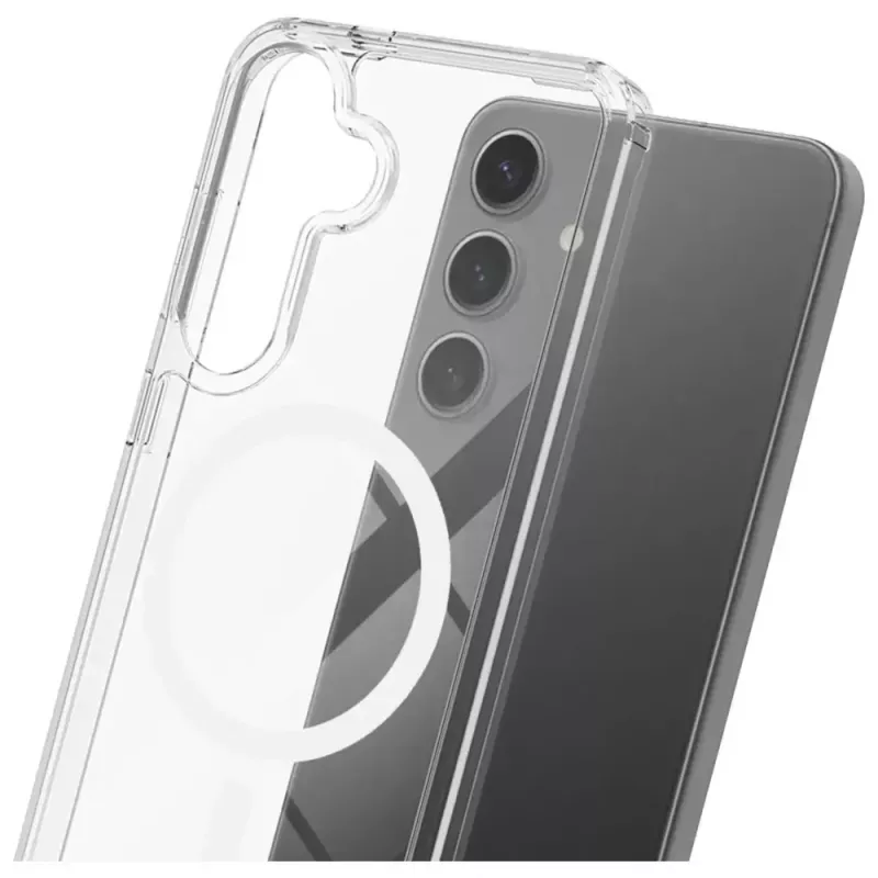 Apsauginis telefono dėklas 3MK Armor MagCase Samsung Galaxy S24 FE — patvarus plonas dizainas