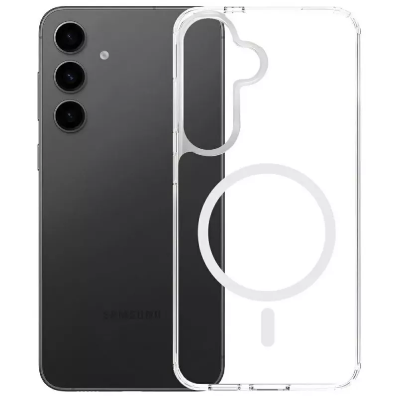 Apsauginis telefono dėklas 3MK Armor MagCase Samsung Galaxy S24 FE — patvarus plonas dizainas