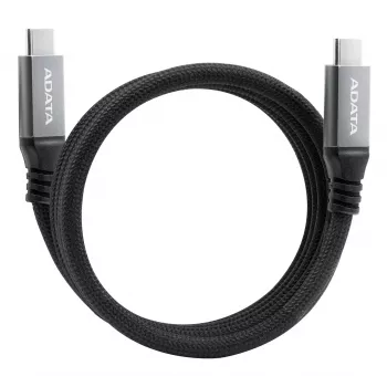USB C į USB C duomenų laidas ADATA CACCU3-100W-100AN-BK — USB 3.2 Gen 2 (10 Gbit/s), 1 m, Juoda