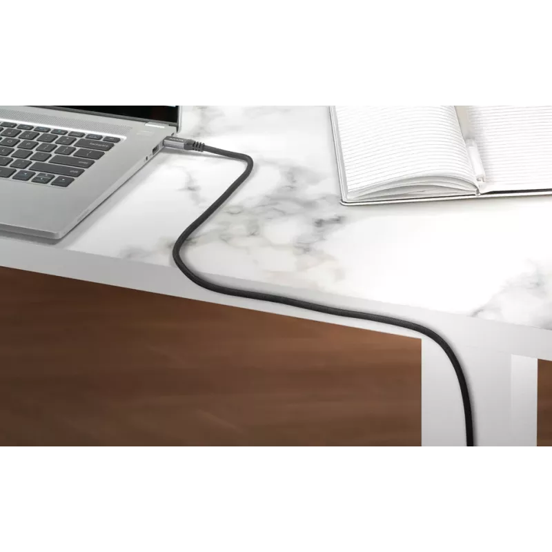 USB C į USB C duomenų laidas ADATA CACCU3-100W-100AN-BK — USB 3.2 Gen 2 (10 Gbit/s), 1 m, Juoda