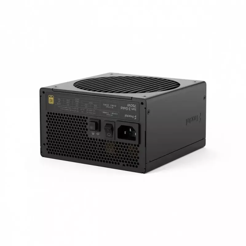 Maitinimo blokas fractal design FDE Ion 3 GOLD 750W 80+ GOLD Juoda, modulinis ATX, 750W išvestis