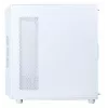 PC korpusas ZALMAN i3 NEO ARGB V2 WHITE Midi Tower, grūdintas stiklas, 3x120 mm priekiniai ventiliatoriai, palaiko ATX/Mini-ITX
