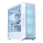 PC korpusas ZALMAN i3 NEO ARGB V2 WHITE Midi Tower, grūdintas stiklas, 3x120 mm priekiniai ventiliatoriai, palaiko ATX/Mini-ITX