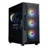 ZALMAN Mid Tower PC Case I3 NEO V2, juodas, 4x RGB ventiliatoriai, ATX/microATX palaikymas