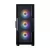 ZALMAN Mid Tower PC Case I3 NEO V2, juodas, 4x RGB ventiliatoriai, ATX/microATX palaikymas