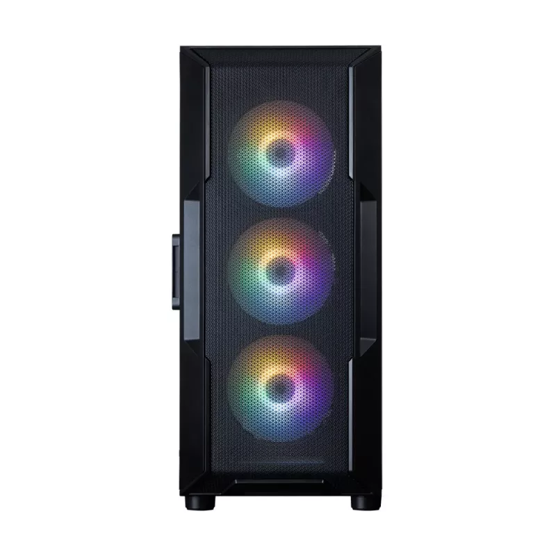 ZALMAN Mid Tower PC Case I3 NEO V2, juodas, 4x RGB ventiliatoriai, ATX/microATX palaikymas