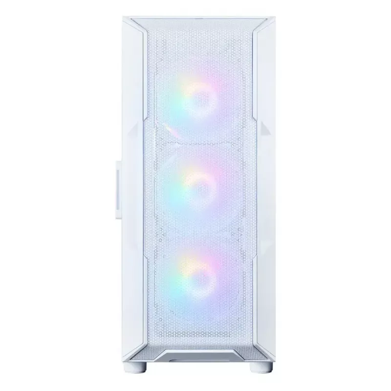 Kompiuterio korpusas Zalman I3 NEO V2 WHITE Midi Tower, ATX/Mini-ITX, grūdintas stiklas, 3x120 mm priekiniai ventiliatoriai, USB 3.2 Gen1