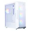 Kompiuterio korpusas Zalman I3 NEO V2 WHITE Midi Tower, ATX/Mini-ITX, grūdintas stiklas, 3x120 mm priekiniai ventiliatoriai, USB 3.2 Gen1