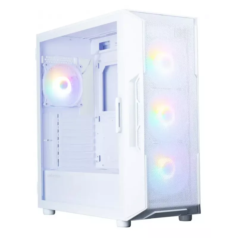 Kompiuterio korpusas Zalman I3 NEO V2 WHITE Midi Tower, ATX/Mini-ITX, grūdintas stiklas, 3x120 mm priekiniai ventiliatoriai, USB 3.2 Gen1
