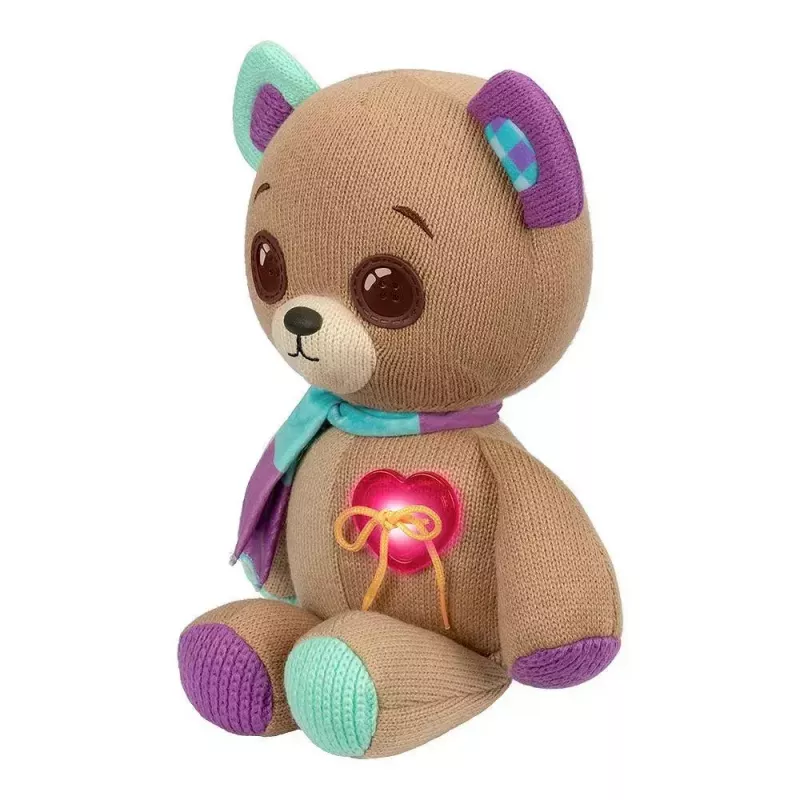 Interaktyvus pliušinis talismanas Cobi Thready Bear — judesiu aktyvuojamas žaislas su garsu ir jutikliais