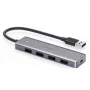 USB šakotuvas UGREEN 50985 (4× USB 3.2 Gen 1 Type-A, 5 Gb/s, sidabrinis)